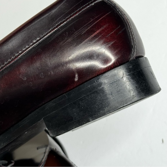 Everlane The Modern Tassel Loafer in Burgundy size 8.5 - Picture 9 of 10